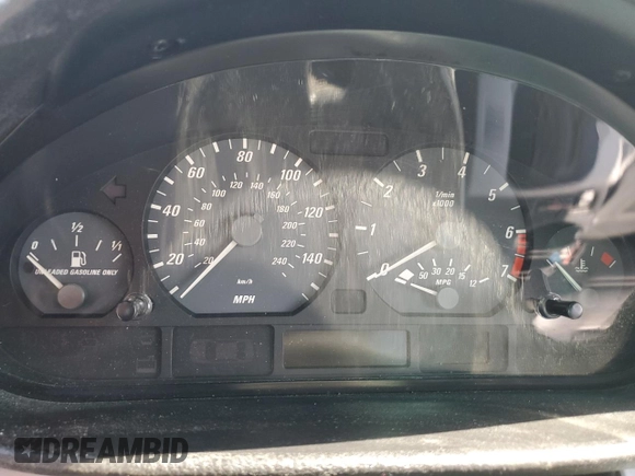2001 BMW 3 Series 325Ci with VIN WBABS33451JY50461, listed as a Copart auction lot 62185615 with Not provided miles and Salvage title. Bid and sale history available at DreamBid. Image 9.