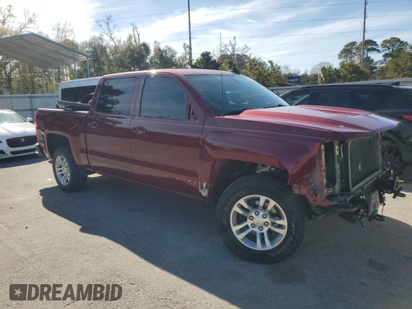 2018 Chevrolet Silverado 1500 LT with VIN 3GCUKREC6JG172081, listed as a Copart auction lot 89053175 with 80,280 mi miles and Salvage Title. Bid and sale history available at carsss.com. Image 4.