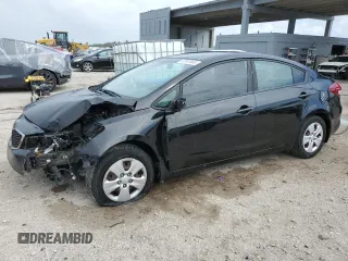 2017 Kia Forte LX with VIN 3KPFK4A71HE040940, listed as a Copart auction lot 52044865 with 133,556 mi miles and Salvage Title. Bid and sale history available at carsss.com. Image 1.