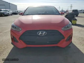 2019 Hyundai Veloster 2.0 with VIN KMHTG6AF1KU017704, listed as a Copart auction lot 48437745 with 83,358 mi miles and Salvage Title. Bid and sale history available at carsss.com. Image 5.