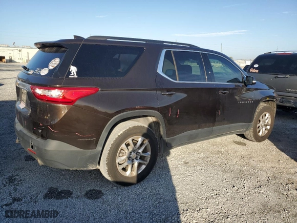 2019 Chevrolet Traverse LT Cloth with VIN 1GNERGKW8KJ105766, listed as a Copart auction lot 44656545 with 76,210 mi miles and Non Repairable. Bid and sale history available at carsss.com. Image 3.