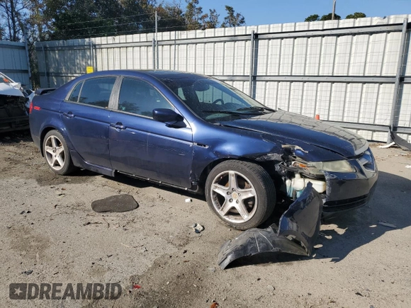 2006 Acura TL with VIN 19UUA66206A021400, listed as a Copart auction lot 55236325 with 212,985 mi miles and Salvage Title. Bid and sale history available at carsss.com. Image 4.