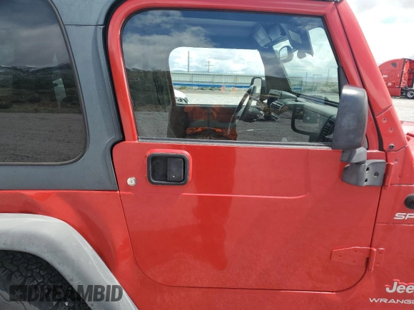 2003 Jeep Wrangler Sport with VIN 1J4FA49S83P369892, listed as a Copart auction lot 56536745 with 182,535 mi miles and Salvage title. Bid and sale history available at DreamBid. Image 11.