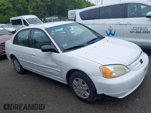 2003 Honda Civic LX z VIN 2HGES16573H500490, wystawiony jako IAAI lot #42168328 z przebiegiem 206 186 mil mil oraz . Historia ofert i sprzedaży dostępna na DreamBid. Obrazek 1.