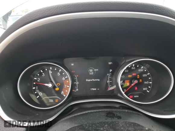 2021 Jeep Compass Latitude with VIN 3C4NJDBB4MT507484, listed as a Copart auction lot 47925165 with 17,644 mi miles and Non repairable. Bid and sale history available at DreamBid. Image 9.