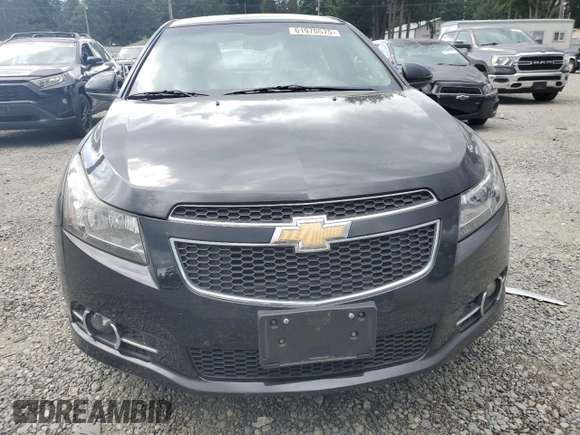 2014 Chevrolet Cruze 2LT with VIN 1G1PE5SB2E7364598, listed as a Copart auction lot 61970575 with 150,937 mi miles and Salvage title. Bid and sale history available at DreamBid. Image 5.
