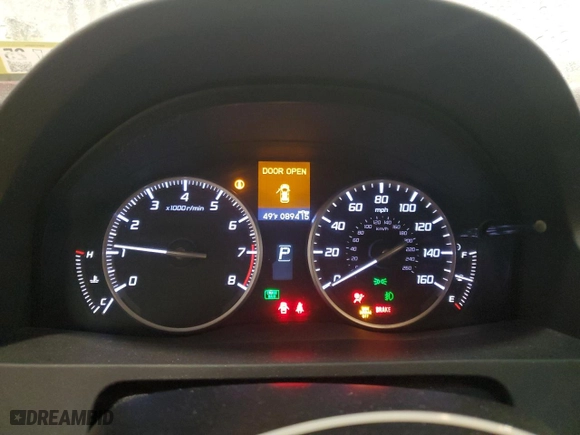 2014 Acura RDX Tech Pkg with VIN 5J8TB4H57EL021191, listed as a Copart auction lot 50077085 with 89,415 mi miles and Salvage Title. Bid and sale history available at carsss.com. Image 9.
