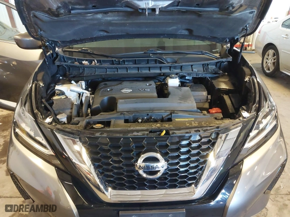 2022 Nissan Murano S with VIN 5N1AZ2AS0NC115947, listed as a IAAI auction lot 41589658 with 33,362 mi miles. Bid and sale history available at carsss.com. Image 10.