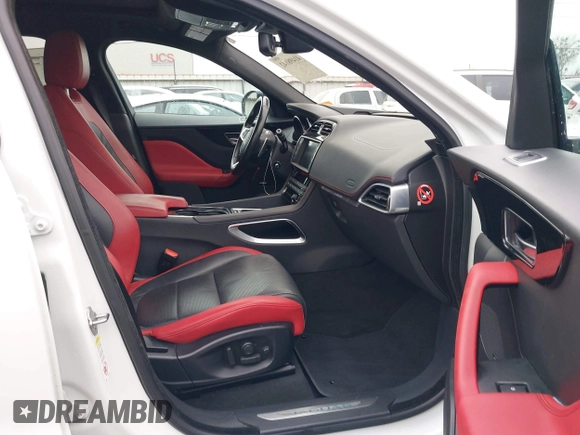 2017 Jaguar F-Pace S with VIN SADCM2BV0HA058710, listed as a IAAI auction lot 41498142 with 89,203 mi miles and . Bid and sale history available at DreamBid. Image 5.