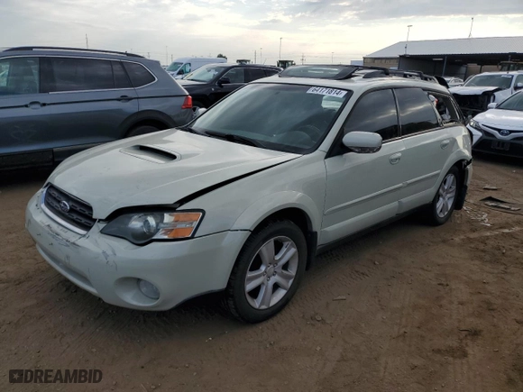 2007 Subaru Legacy Wagon Outback XT Ltd with VIN 4S4BP63C974307632, listed as a Copart auction lot 64171814 with 163,715 mi miles and Salvage Title. Bid and sale history available at carsss.com. Image 1.