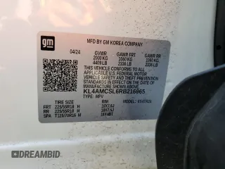 2024 Buick Encore GX Preferred with VIN KL4AMCSL6RB216965, listed as a Copart auction lot 56559005 with 21,520 mi miles and Salvage title. Bid and sale history available at DreamBid. Image 13.