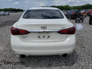 2021 Infiniti Q50 Luxe with VIN JN1EV7BR5MM753035, listed as a Copart auction lot 58970045 with 62,927 mi miles and Salvage title. Bid and sale history available at DreamBid. Image 6.