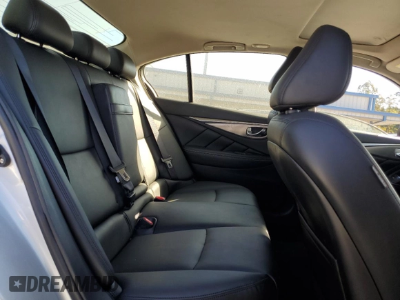 2017 Infiniti Q50 3.0t Premium with VIN JN1EV7AR0HM840588, listed as a Copart auction lot 76129124 with 107,886 mi miles and Salvage Title. Bid and sale history available at carsss.com. Image 10.
