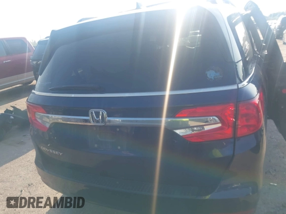 2019 Honda Odyssey EX-L with VIN 5FNRL6H75KB054465, listed as a IAAI auction lot 41841488 with 141,790 mi miles. Bid and sale history available at carsss.com. Image 16.