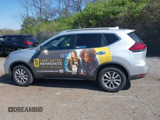 2017 Nissan Rogue SV with VIN KNMAT2MV4HP543271, listed as a IAAI auction lot 42059327 with 157,994 mi miles. Bid and sale history available at carsss.com. Image 15.
