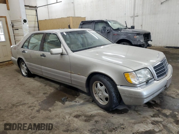 1997 Mercedes-Benz S-Class with VIN WDBGA43GXVA348562, listed as a Copart auction lot 84334784 with 0 mi miles and Clean Title. Bid and sale history available at carsss.com. Image 4.