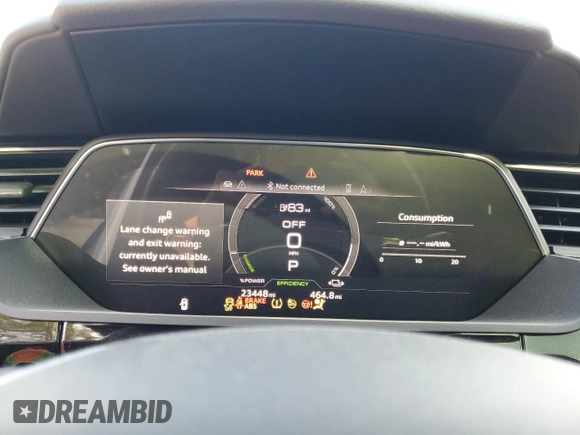 2021 Audi e-tron Prestige with VIN WA1VABGE9MB026522, listed as a Copart auction lot 68485673 with 23,448 mi miles and . Bid and sale history available at DreamBid. Image 9.