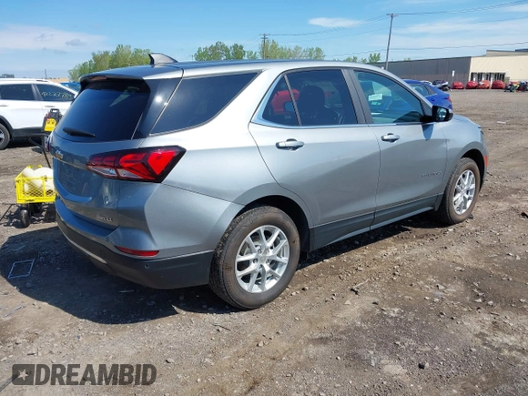 2023 Chevrolet Equinox LT with VIN 3GNAXTEG0PS202483, listed as a IAAI auction lot 42273650 with 21,430 mi miles and . Bid and sale history available at DreamBid. Image 4.