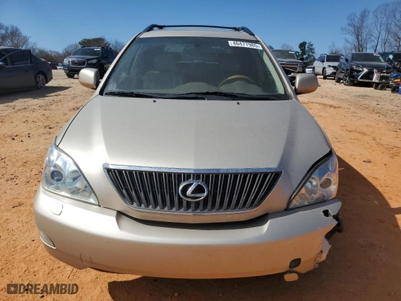 2004 Lexus RX 330 with VIN JTJHA31U140011787, listed as a Copart auction lot 46477985 with 228666 miles and Salvage Title. Bid and sale history available at carsss.com. Image 5.