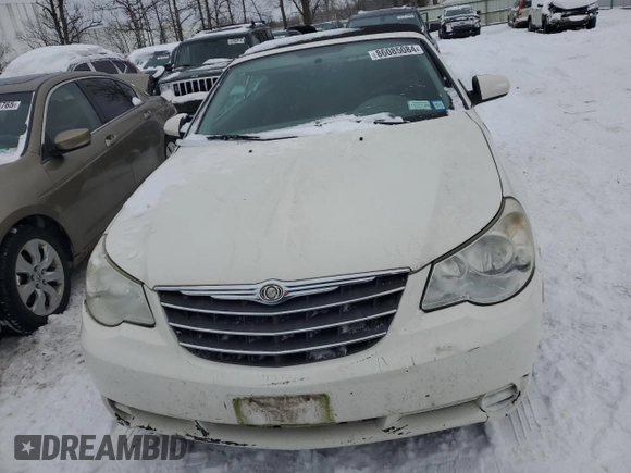2010 Chrysler Sebring Touring with VIN 1C3BC5EDXAN219324, listed as a Copart auction lot 86085084 with 147,209 mi miles and Salvage Title. Bid and sale history available at carsss.com. Image 5.