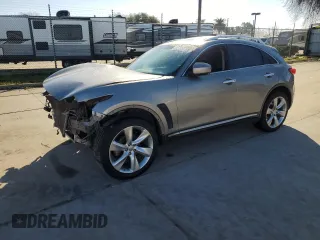 2011 Infiniti FX35 with VIN JN8AS1MW6BM140315, listed as a Copart auction lot 46439675 with 208,200 mi miles and Salvage Title. Bid and sale history available at carsss.com. Image 1.
