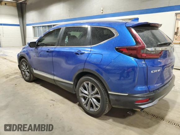 2021 Honda CR-V Touring with VIN 7FARW1H97ME011748, listed as a Copart auction lot 83157714 with 42,713 mi miles and Salvage Title. Bid and sale history available at carsss.com. Image 2.