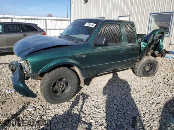 1999 Ford Ranger XL with VIN 1FTZR15V4XPB69379, listed as a Copart auction lot 77893134 with 150,343 mi miles and Non Repairable. Bid and sale history available at carsss.com. Image 1.