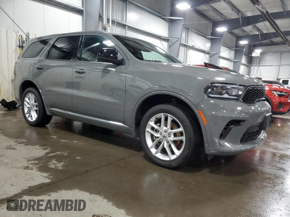 2023 Dodge Durango GT Plus with VIN 1C4RDJDG9PC687805, listed as a Copart auction lot 52167565 with 41,177 mi miles and Salvage Title. Bid and sale history available at carsss.com. Image 4.