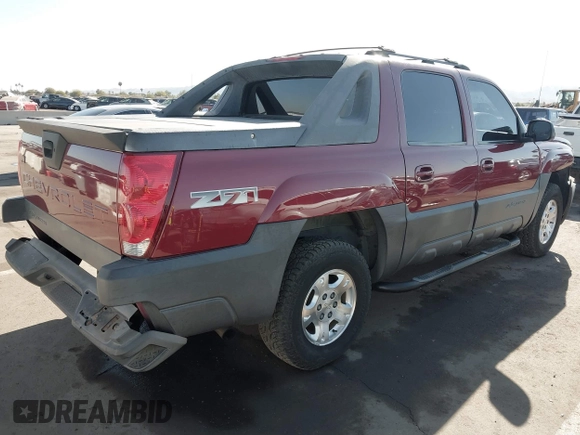 2004 Chevrolet Avalanche Z71 with VIN 3GNEK12T54G329508, listed as a IAAI auction lot 41319917 with 155,439 mi miles and . Bid and sale history available at DreamBid. Image 4.