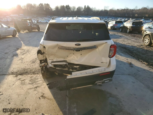 2021 Ford Explorer XLT with VIN 1FMSK8DH2MGA01239, listed as a Copart auction lot 48360095 with 105,402 mi miles and Salvage Title. Bid and sale history available at carsss.com. Image 6.