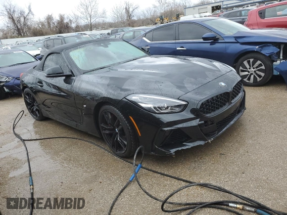 2022 BMW Z4 sDriveM40i with VIN WBAHF9C05NWX73677, listed as a Copart auction lot 78484773 with 4,000 mi miles and . Bid and sale history available at DreamBid. Image 4.