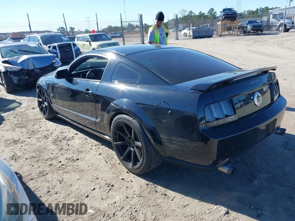 2007 Ford Mustang GT Deluxe with VIN 1ZVFT82H875263317, listed as a IAAI auction lot 41155196 with 69,631 mi miles and . Bid and sale history available at carsss.com. Image 3.