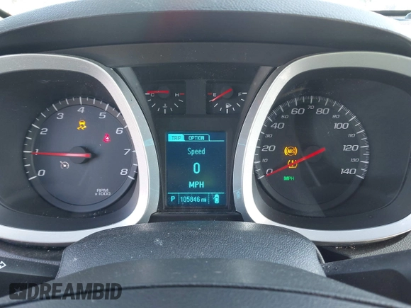 2017 Chevrolet Equinox LT with VIN 2GNALCEK7H1565750, listed as a IAAI auction lot 41966988 with 105,846 mi miles. Bid and sale history available at carsss.com. Image 7.
