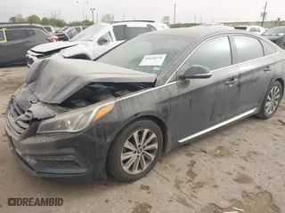 2015 Hyundai Sonata 2.4L Limited with VIN 5NPE34AF8FH243557, listed as a IAAI auction lot 41828576 with 95,261 mi miles. Bid and sale history available at carsss.com. Image 17.