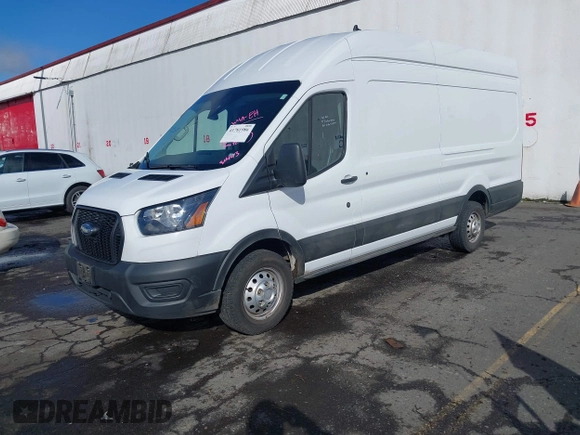 2023 Ford Transit Cargo with VIN 1FTBR3U88PKA07731, listed as a IAAI auction lot 41781986 with 37,044 mi miles and . Bid and sale history available at DreamBid. Image 17.
