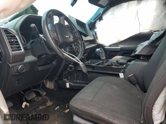 2015 Ford F-150 XL with VIN 1FTEW1CG8FFB76903, listed as a Copart auction lot 55628185 with Not provided miles and Salvage title. Bid and sale history available at DreamBid. Image 7.