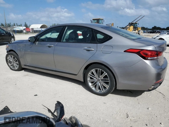 2020 Genesis G80 3.8L with VIN KMTFN4JE2LU332663, listed as a Copart auction lot 78372134 with 15,812 mi miles and Salvage Title. Bid and sale history available at carsss.com. Image 2.