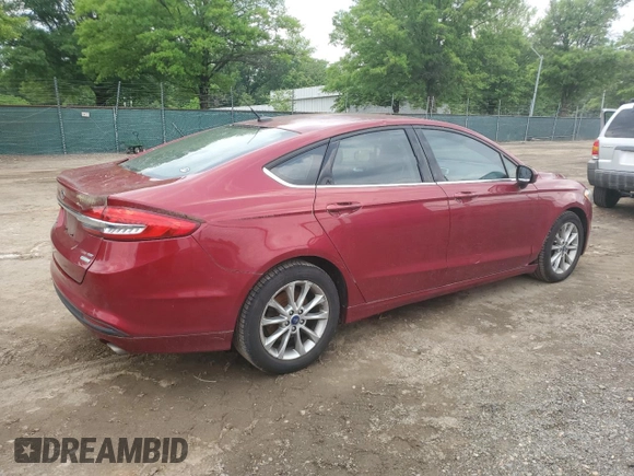 2017 Ford Fusion SE with VIN 3FA6P0HD2HR308902, listed as a Copart auction lot 57583105 with 105,131 mi miles and Clean title. Bid and sale history available at DreamBid. Image 3.