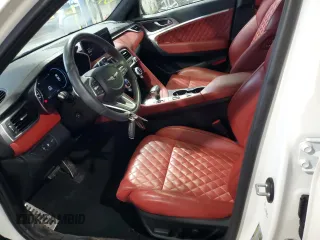 2022 Genesis G70 3.3T Launch Edition with VIN KMTG14TE4NU082195, listed as a Copart auction lot 70804084 with 48,844 mi miles and Salvage Title. Bid and sale history available at carsss.com. Image 7.