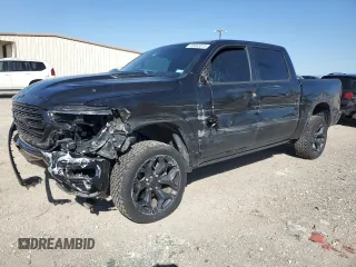 2024 Ram 1500 Limited z VIN 1C6SRFHT5RN227711, wystawiony jako Copart lot #48463315 z przebiegiem 34 496 mil mil oraz Szkoda całkowita • Salvage title. Historia ofert i sprzedaży dostępna na DreamBid. Obrazek 1.