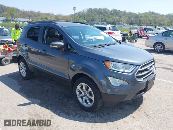 2020 Ford EcoSport SE with VIN MAJ6S3GL5LC325645, listed as a IAAI auction lot 42050145 with 149,138 mi miles and . Bid and sale history available at carsss.com. Image 1.