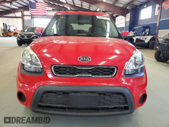 2012 Kia Soul + with VIN KNDJT2A61C7395070, listed as a Copart auction lot 55212315 with 91,818 mi miles and Clean Title. Bid and sale history available at DreamBid. Image 5.