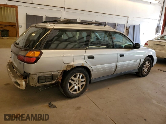2004 Subaru Legacy Outback with VIN 4S3BH675347630419, listed as a Copart auction lot 62130825 with 335,932 mi miles and Clean title. Bid and sale history available at DreamBid. Image 3.