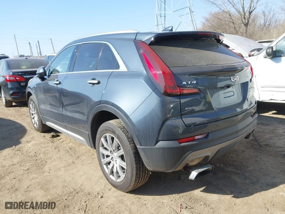2019 Cadillac XT4 AWD Premium Luxury with VIN 1GYFZDR44KF197830, listed as a IAAI auction lot 41795431 with 54,106 mi miles. Bid and sale history available at carsss.com. Image 3.