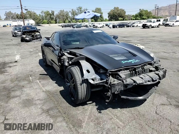 2019 Chevrolet Corvette 1LT with VIN 1G1YB2D73K5121961, listed as a Copart auction lot 67285134 with 48,447 mi miles and Salvage Title. Bid and sale history available at carsss.com. Image 11.