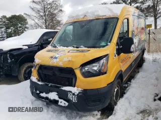 2020 Ford Transit Cargo with VIN 1FTBR1C86LKB53416, listed as a Copart auction lot 81788244 with 106,132 mi miles and Salvage Title. Bid and sale history available at DreamBid. Image 1.