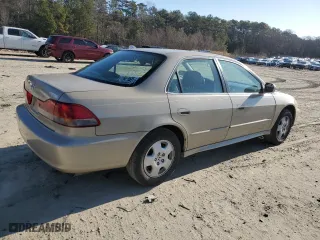 2002 Honda Accord Sdn EX w/Leather with VIN 1HGCG165X2A058875, listed as a Copart auction lot 47393735 with 72,915 mi miles and Salvage Title. Bid and sale history available at carsss.com. Image 3.