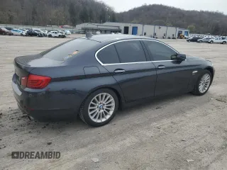 2012 BMW 5 Series 535i xDrive with VIN WBAFU7C55CDU64572, listed as a Copart auction lot 52482265 with 142,847 mi miles and Salvage Title. Bid and sale history available at carsss.com. Image 3.