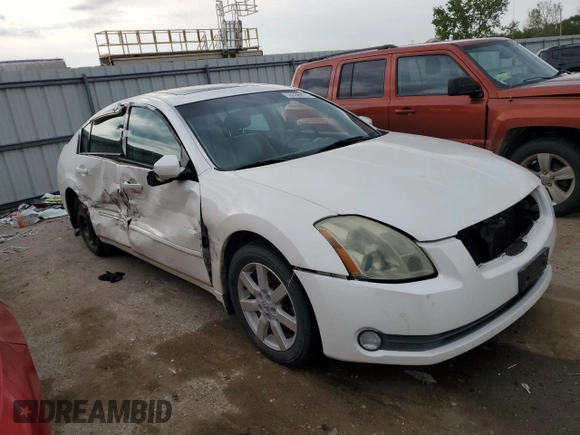 2006 Nissan Maxima SL with VIN 1N4BA41E86C866503, listed as a Copart auction lot 55336855 with Not provided miles and Salvage title. Bid and sale history available at DreamBid. Image 4.