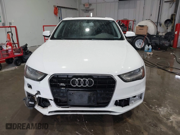 2015 Audi A4 Premium with VIN WAUBFAFL1FN028283, listed as a IAAI auction lot 41439349 with 121,780 mi miles. Bid and sale history available at carsss.com. Image 12.